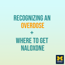 health research topics for students recognizing an overdose + where to get naloxone